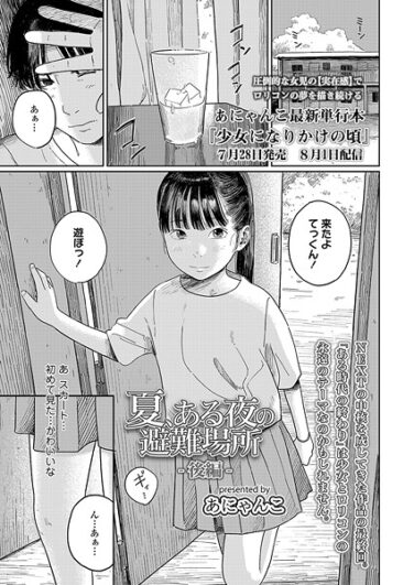 夏、ある夜の避難場所-後編-｜あにゃんこ｜s536afunb00101|無料エロ漫画シコい大全
