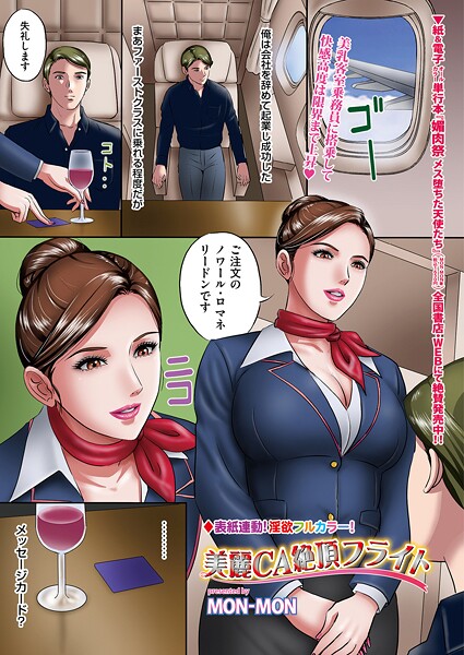 美麗CA絶頂フライト｜MON-MON｜b390bleed04722 | 無料エロ漫画シコい大全
