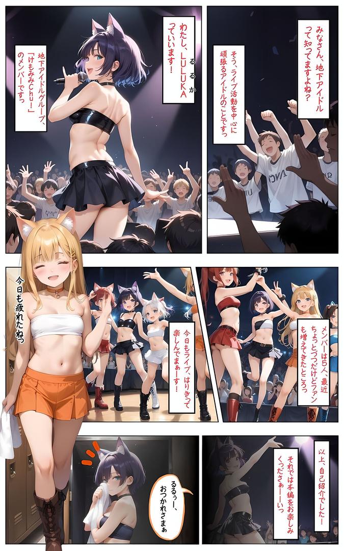 s594allud01506｜姪っ子アイドルとボクの不適切【えちえち】すぎる関係 モザイク版｜ポルチオ商事｜フル漫画