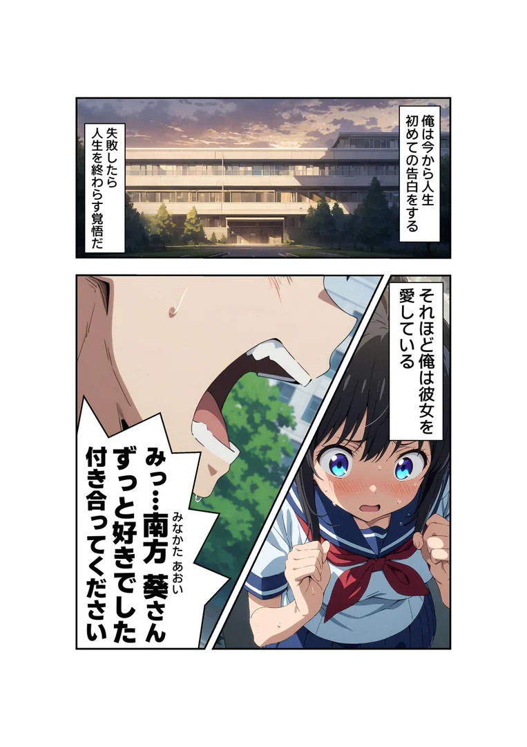 s594allud01640｜びしょ濡●●● 第1被害者 南方 葵【単話】 （1） モザイク版｜ばななメモリアル｜エロ漫画