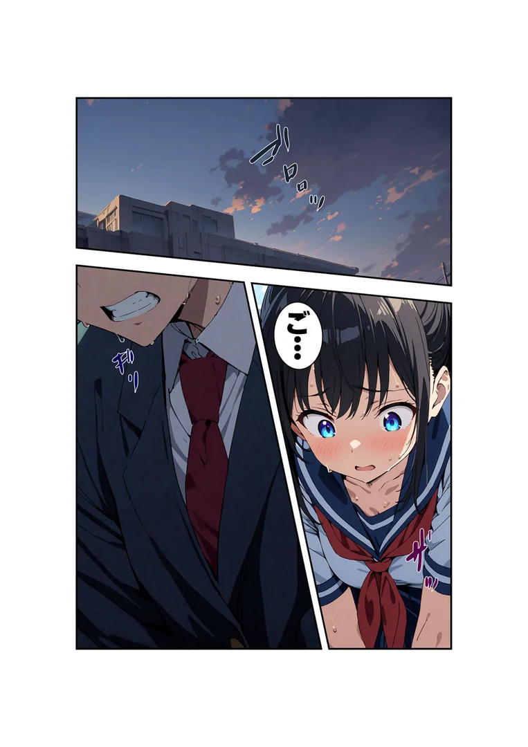 s594allud01640｜びしょ濡●●● 第1被害者 南方 葵【単話】 （1） モザイク版｜ばななメモリアル｜エロ漫画