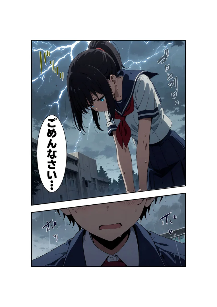 s594allud01640｜びしょ濡●●● 第1被害者 南方 葵【単話】 （1） モザイク版｜ばななメモリアル｜エロ漫画