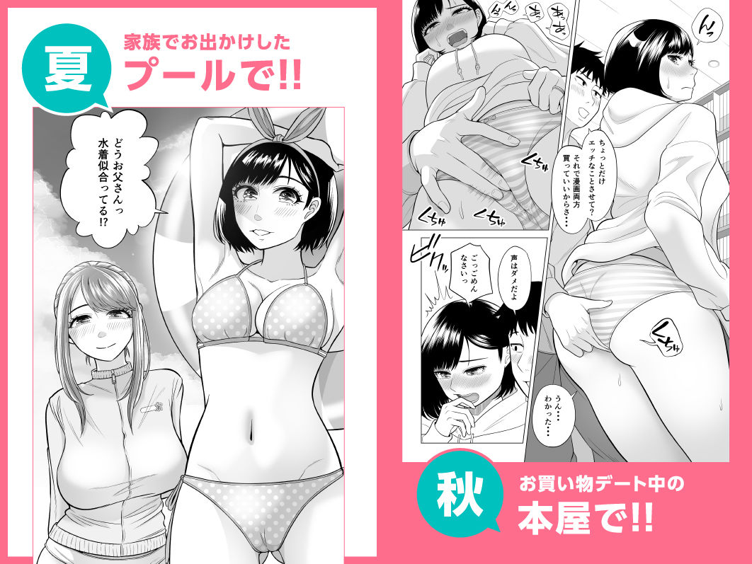 d_259628｜妻と連れ子が同じ人（俺）を好きになるのは遺伝子的に当然！？その2｜伊達ろく｜エロ同人