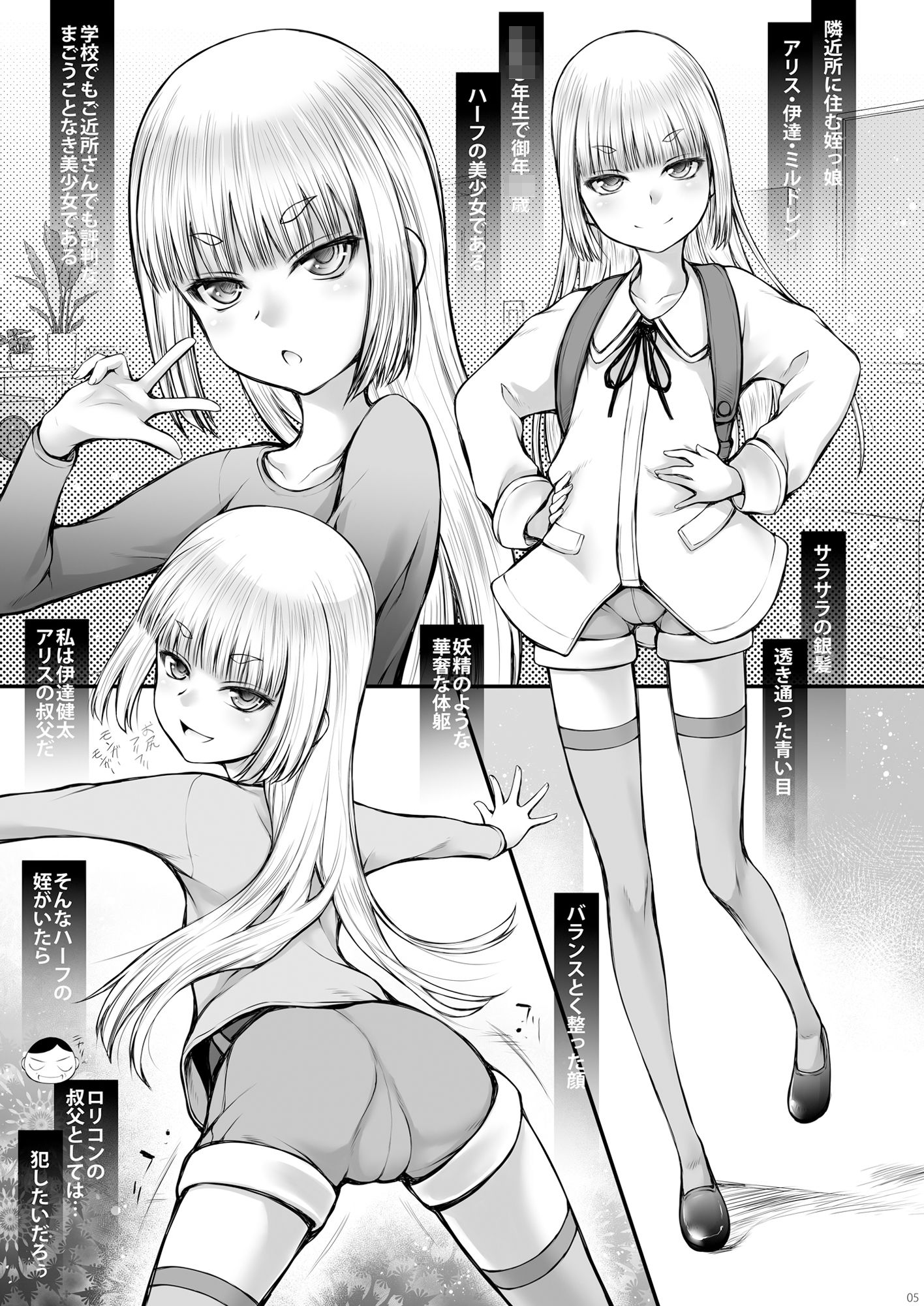 d_505455｜姪っ娘を騙して中出し射精しています｜涼樹天晴｜エロ同人