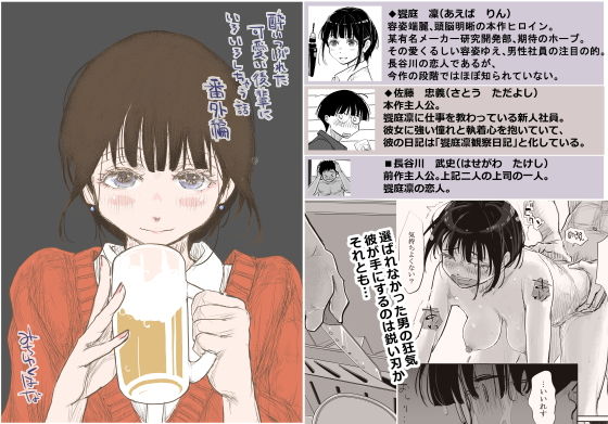 d_629943｜酔いつぶれた可愛い後輩にいろいろしちゃう話 番外編｜みちゆくはな｜エロ同人